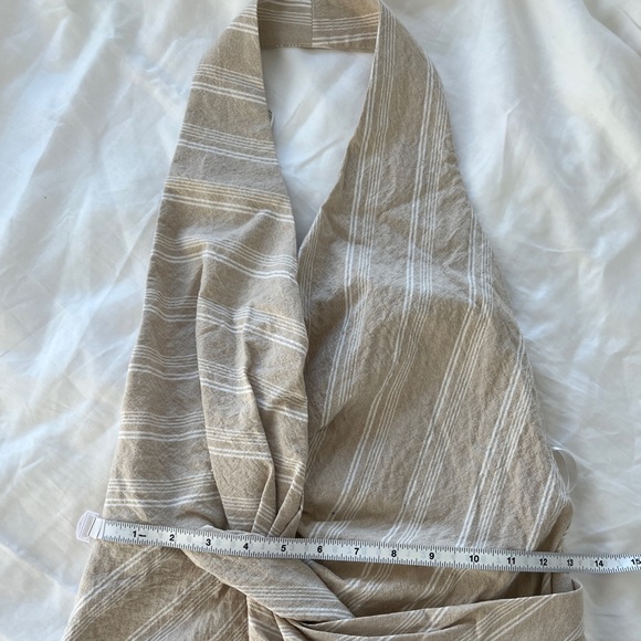 ZARA STRIPED HALTER TOP - Picture 10 of 12